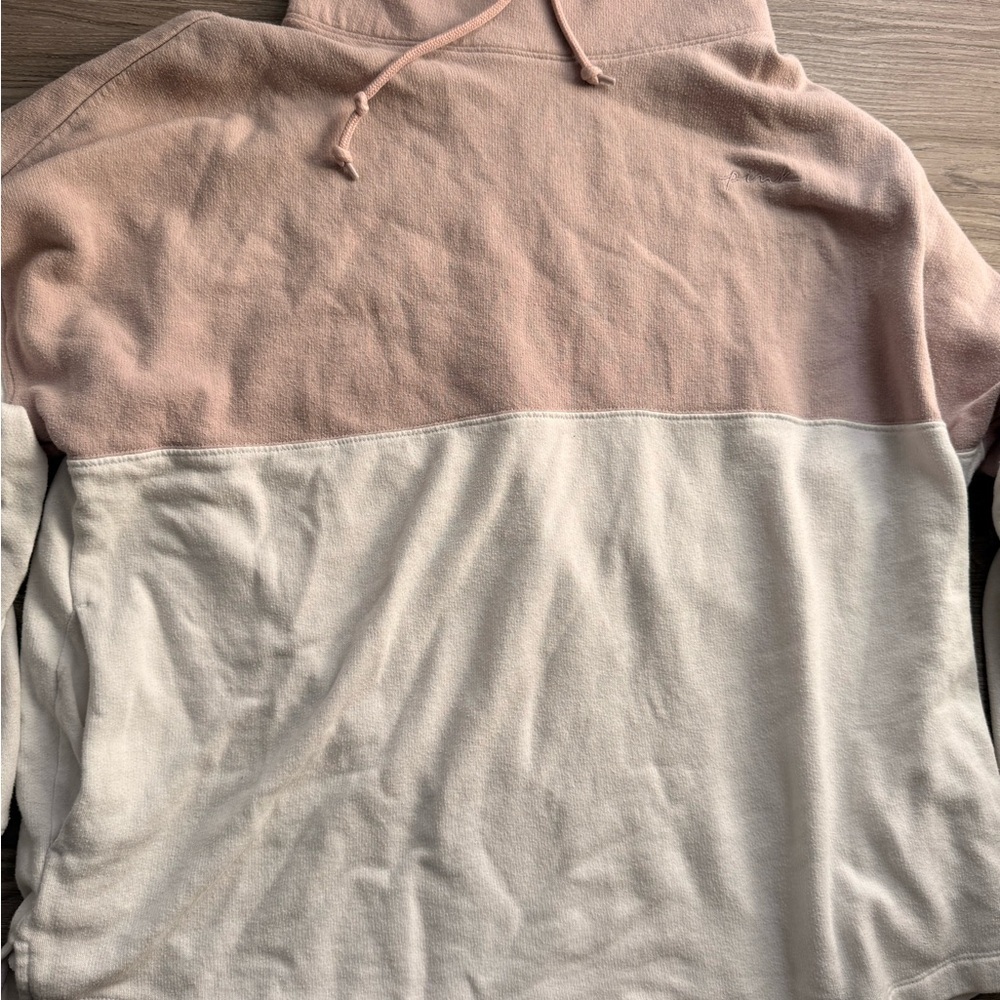 PINK Victoria's Secret Blush and Cream Hoodie